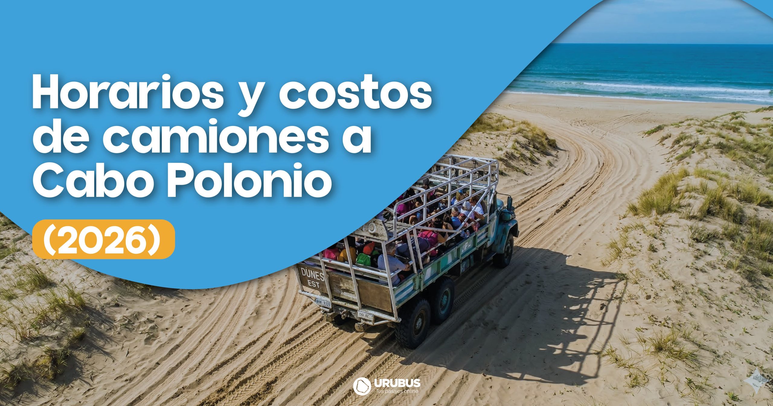 costos y horarios de camiones a Cabo Polonio