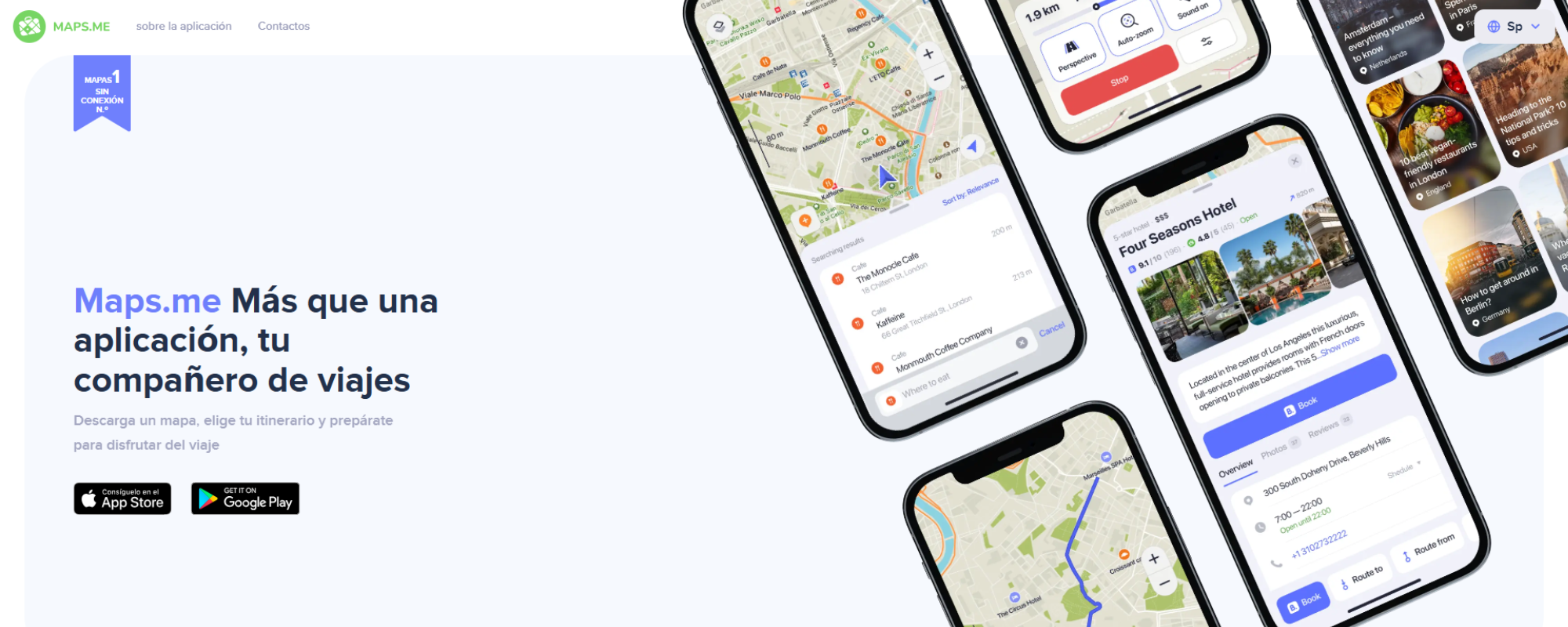 principales apps para viajeros en Uruguay, Maps.me